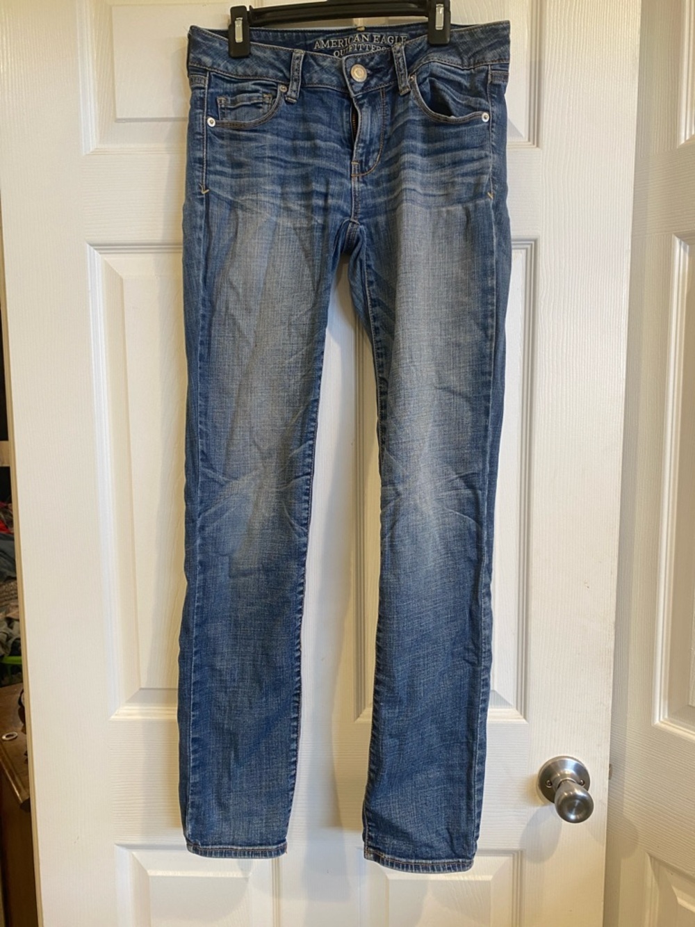 American Eagle Outfitters Women's Medium Blue Skinny Jeans